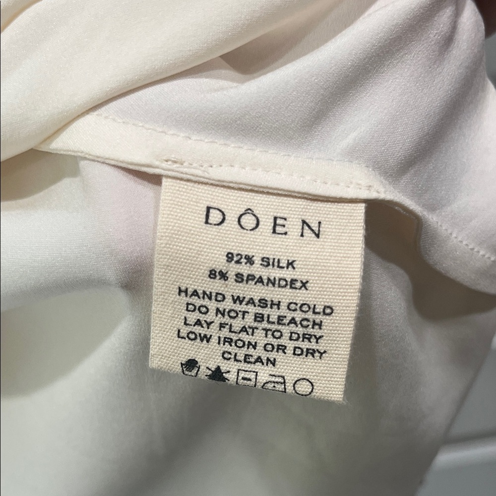 Doen Ivory Ruffle-Trim Mini Dress - Picture 6 of 6